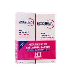 Bioderma Kızarıklık Ve Yaşlanma Karşıtı Serum+ Bakım Kremi Seti - Sensibio Ar+ Cream 40 ml + Sensibio Ar+ BI-Serum 30 ml SKT:07.27