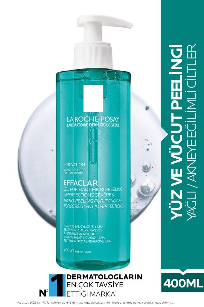 La Roche Posay Effaclar Micro Peeling Gel 400 ml SKT:08.26