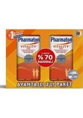 Pharmaton Vitality 30 Tablet Avantajlı 2'li Paket - 2.Si %70 İndirimli SKT:05.26