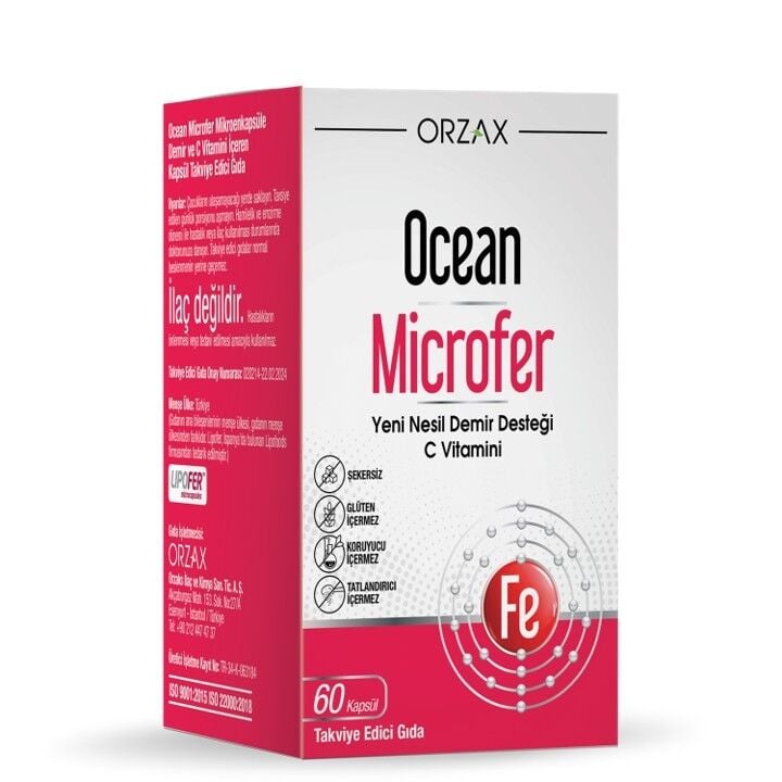 Orzax Ocean Microfer 60 Kapsül SKT:12.27