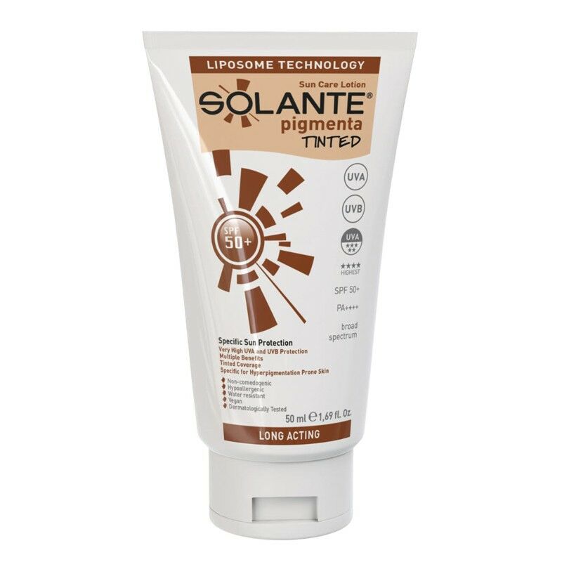 Solante Pigmenta Tinted Losyon SPF50+ 50 ml  SKT:04.30
