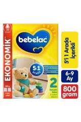 Bebelac 2 Devam Sütü 6 Ay+ 800 gr SKT:09.26