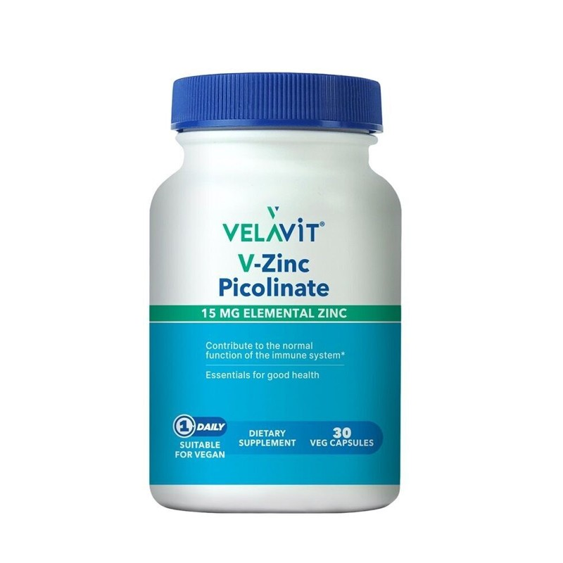 Velavit V-Zinc Picolinate 30 Kapsül SKT:03.28