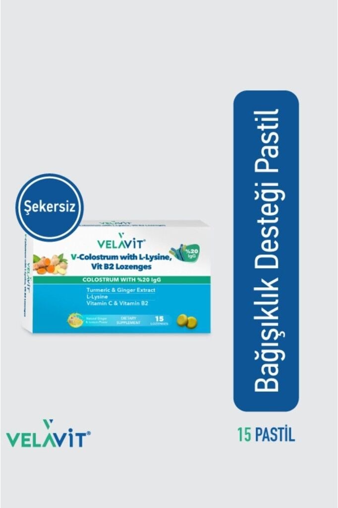 Velavit V Colostrum With L-Lysine 15 Pastil SKT:07.26