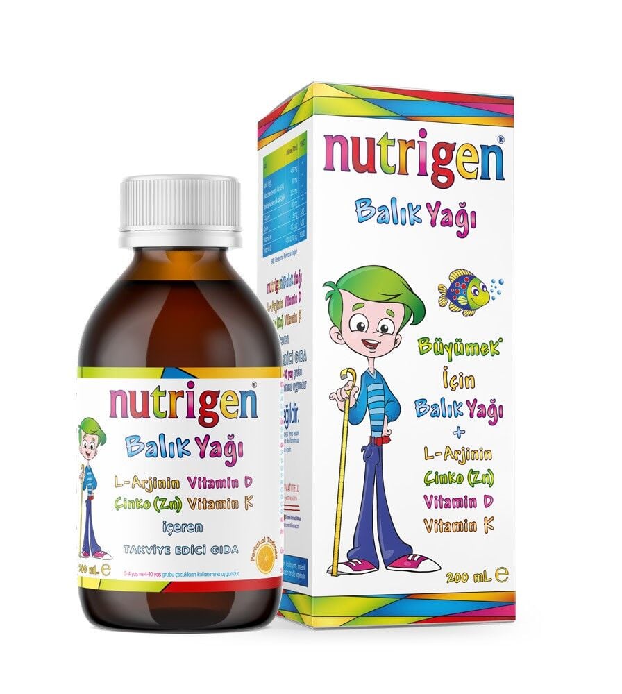 Nutrigen Balık Yağı Şurubu 200 ml SKT:10.26