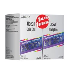 Orzax Ocean Daily One Energy 30 Tablet - 1 Alana 1 Bedava SKT:06.28