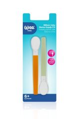 Wee Baby 122 Mama Kaşığı 2'li - Turuncu- Yeşil