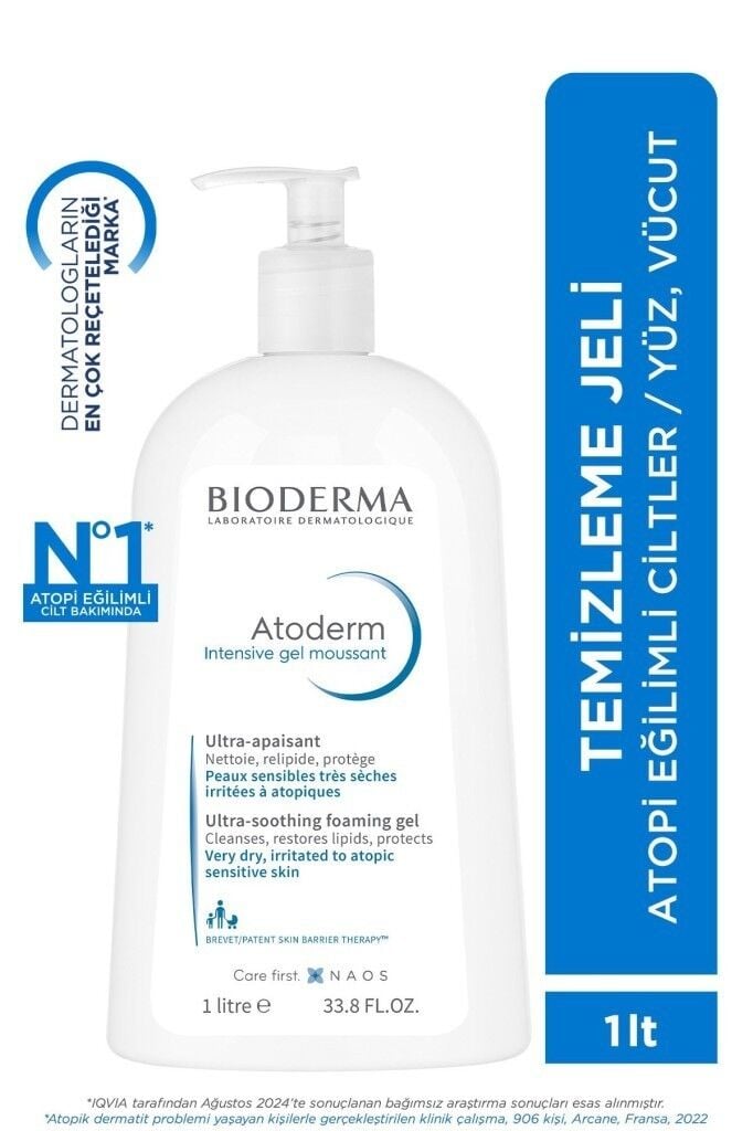 Bioderma Atoderm Intensive Foaming Gel 1 lt SKT:11.26