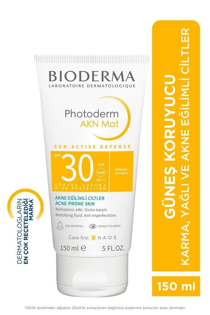 Bioderma Photoderm Akn Mat Güneş Koruyucu Krem SPF30+ 150 ml - Puansız SKT:10.27