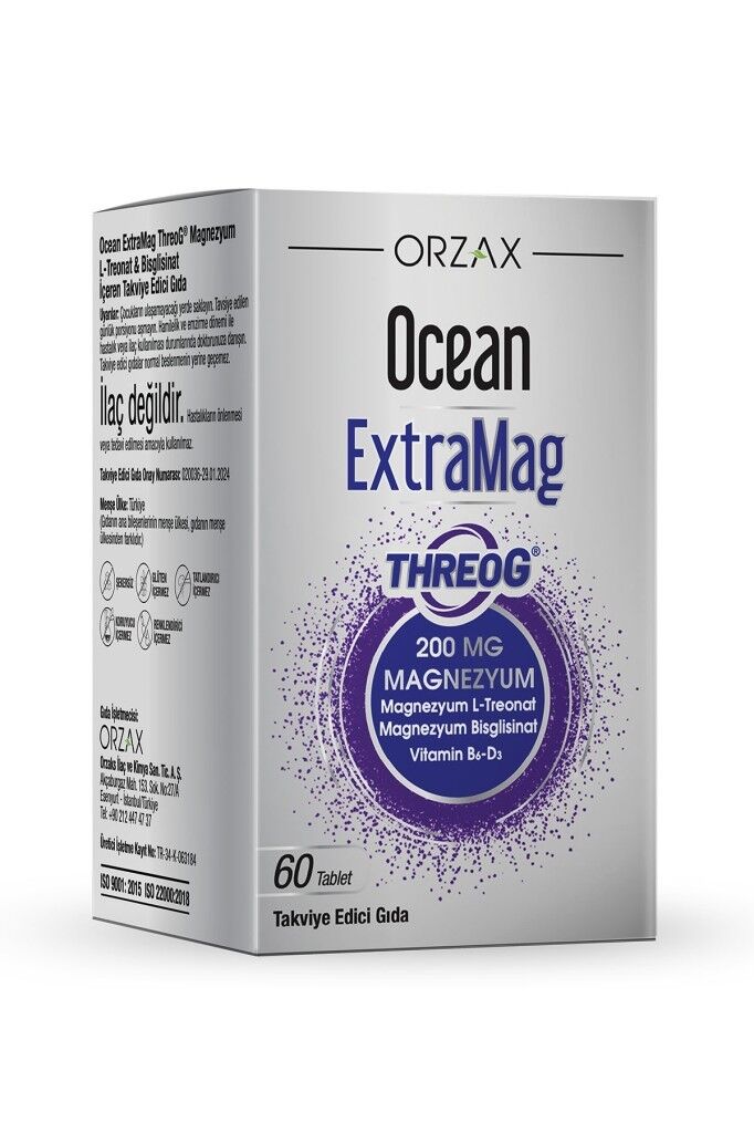 Ocean Extramag Threog 200 mg Tablet 60'lı SKT:01.27