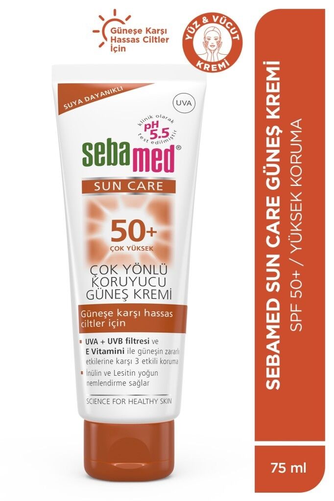 Sebamed Sun Care Çok Yönlü Koruyucu Güneş Kremi SPF50+ 75 ml